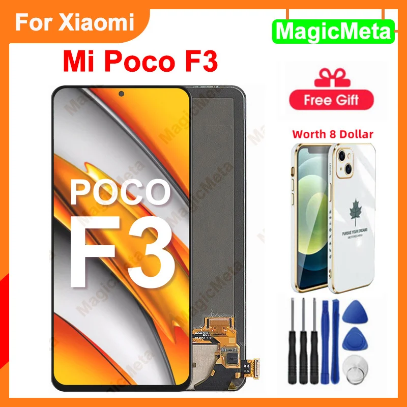

Original Display For Xiaomi Poco F3 LCD Display Touch Screen Digitizer Assembly For Xiaomi Poco F3 Pro LCD Replacement Parts