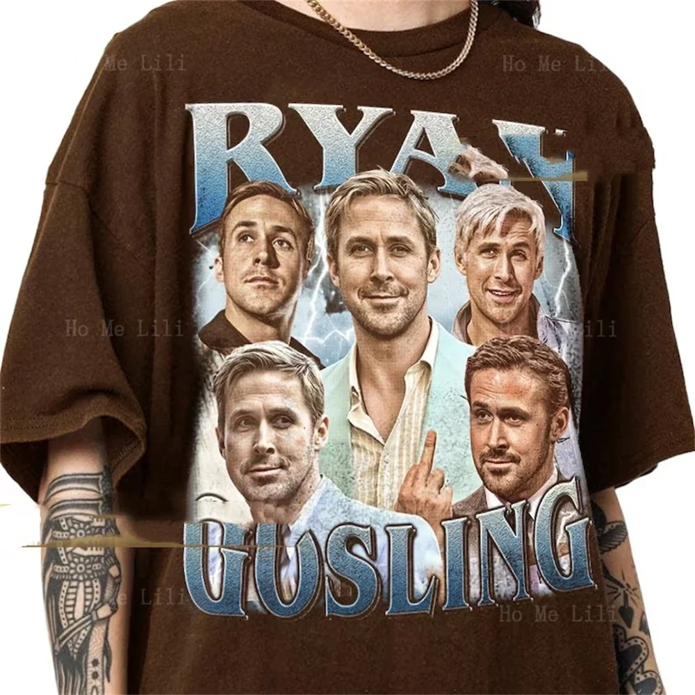 Винтажная Футболка Райан Гослинг ограниченное количество подарок для женщин и