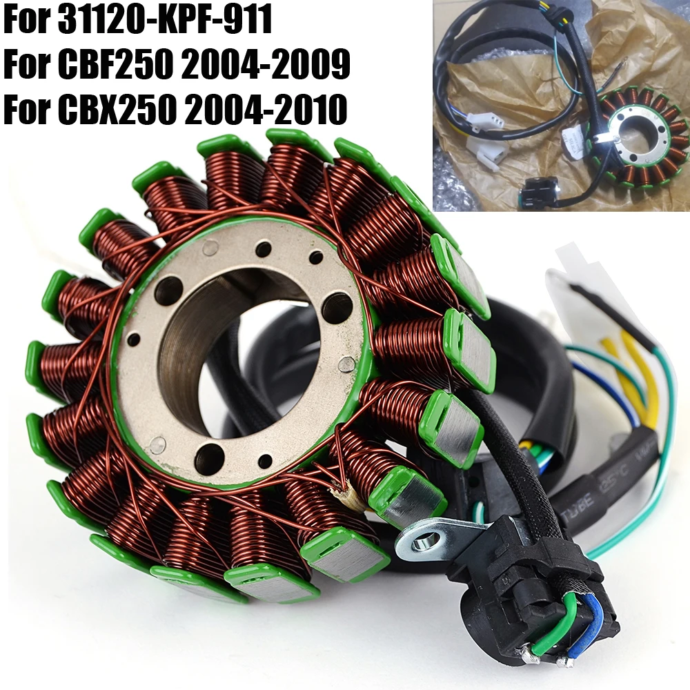 Катушка статора для Honda CBF250 CBX250 2004 - 2009 2005 2006 2007 2008 31120-KPF-911 CBF CBX 250 | Автомобили и