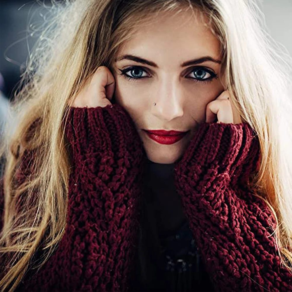 Кольцо-гвоздик для пирсинга носа из хирургической нержавеющей стали 316L