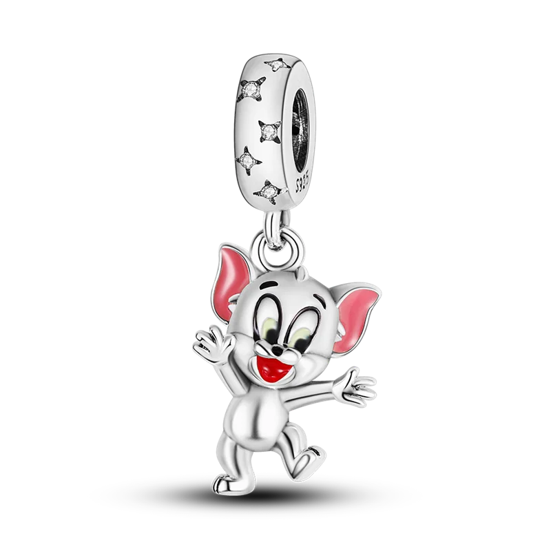 

Новые украшения на платформе, серебряный маленький монстр, украшенный бисером, оригинальный подходит для браслета Pandora, женские Украшения «...