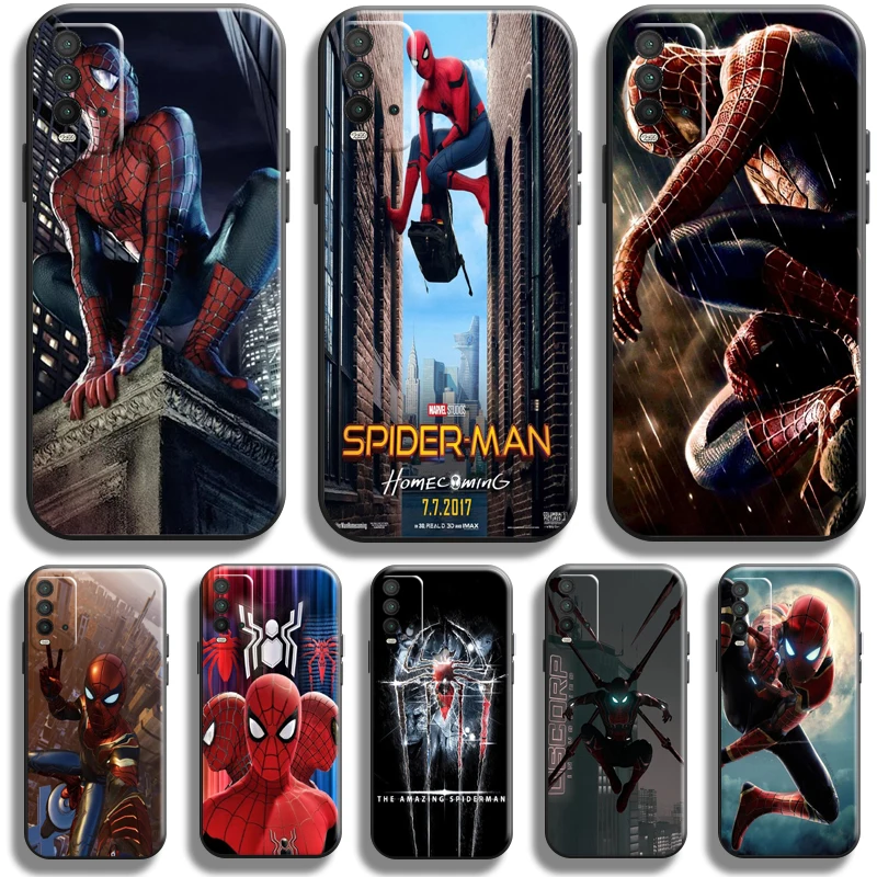 

Spiderman Avengers Case For Xiaomi Redmi Note 10 10S 10T 9 9S 9T 8 8T Pro For Redmi 10 9 9T 9A 9C 8 8A Phone Case TPU Funda