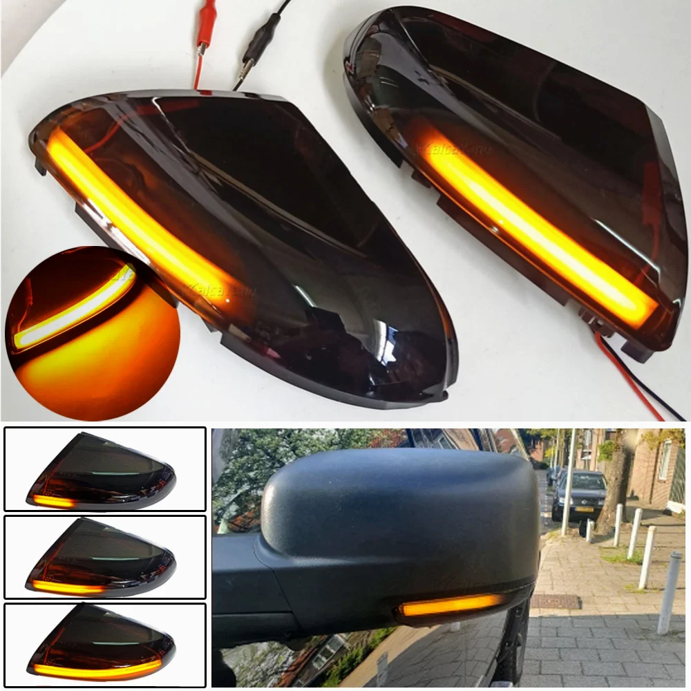

For Dodge Ram 1500 2500 3500 LED Side Rearview Mirror Dynamic Indicator Blinker Light Rear View Mirror Turn Signal Light