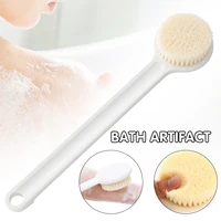 washable shower brush with long handle soft exfoliating massage scrubber shower accessories body cleaning tool home accessories