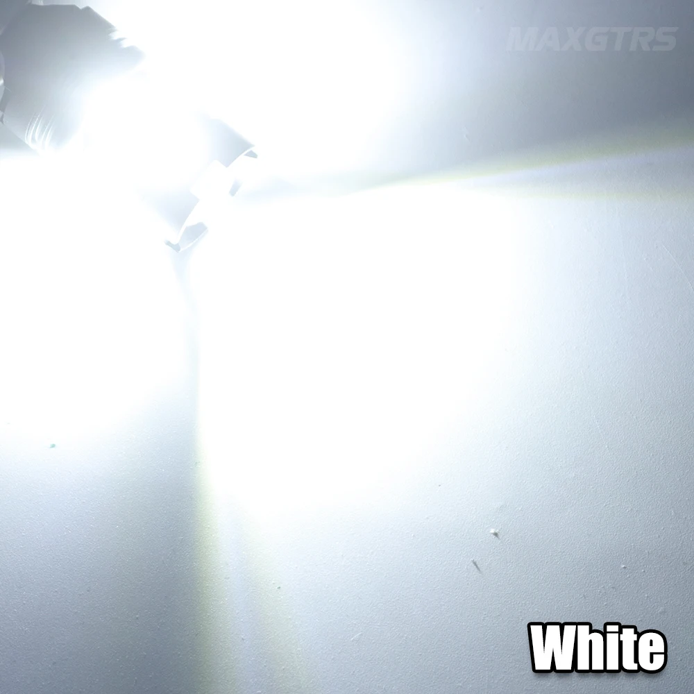 

2 супер ярких светодиодных лампы P21W BA15S 1156, 7506 BAY15D 1157 P21/5 Вт, белые светодиодные лампы для парковки автомобиля, указатели заднего хода DRL