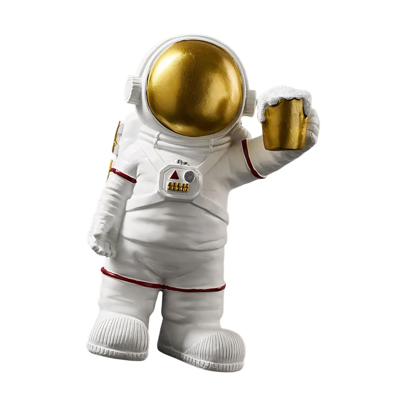 

Astronaut Figurine, Decorative Craft Collectable Statue for Gift Restaurant Cabinet Desktop