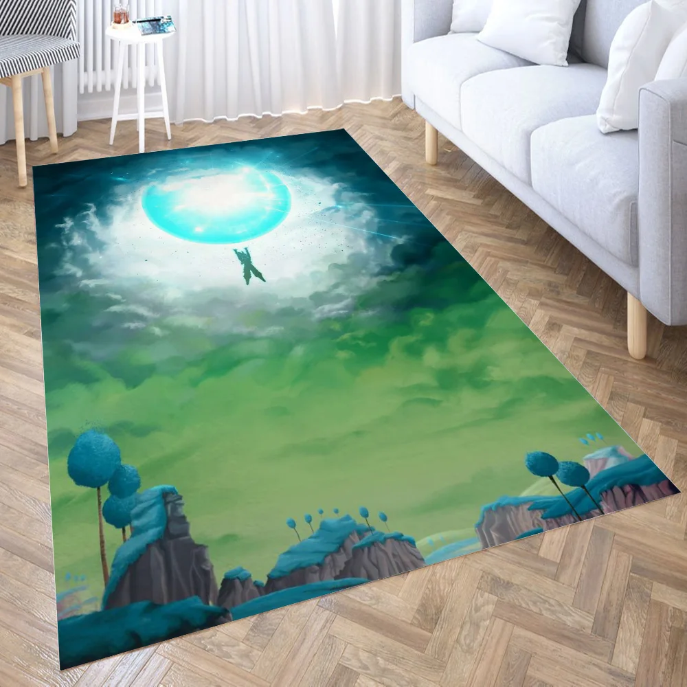

Spirit Bomb Area Rug for Living Room Floor Mat Carpet for Bedroom Bedside Entrance Doormat Anti-slip Home Decor