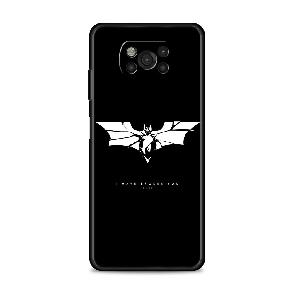 celular coque for xiaomi poco x4 x3 nfc gt m3 m4 f3 5g f1 mi 11 10t lite 9t 12 case phone cover funda batman vector logo free global shipping