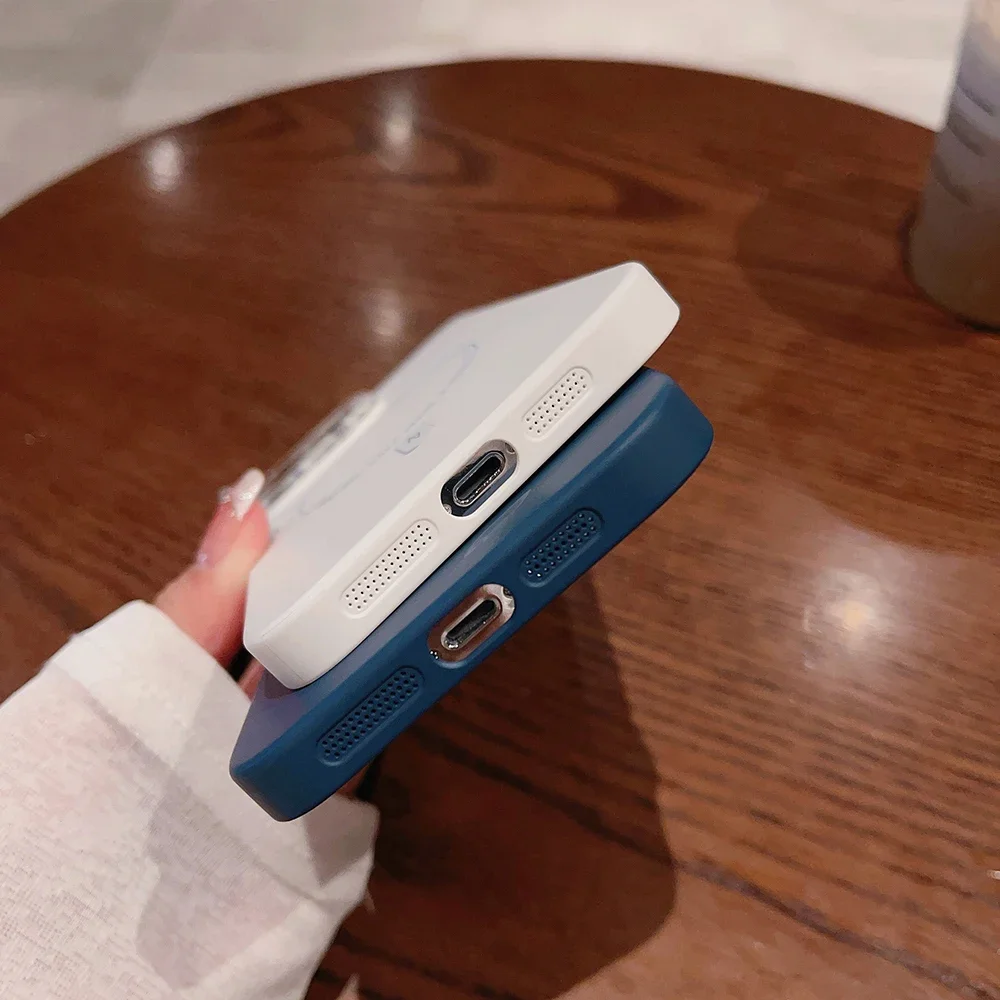 Магнитный чехол для беспроводной зарядки iPhone 15 14 Plus 13 12 11 Pro Max акриловый защитный