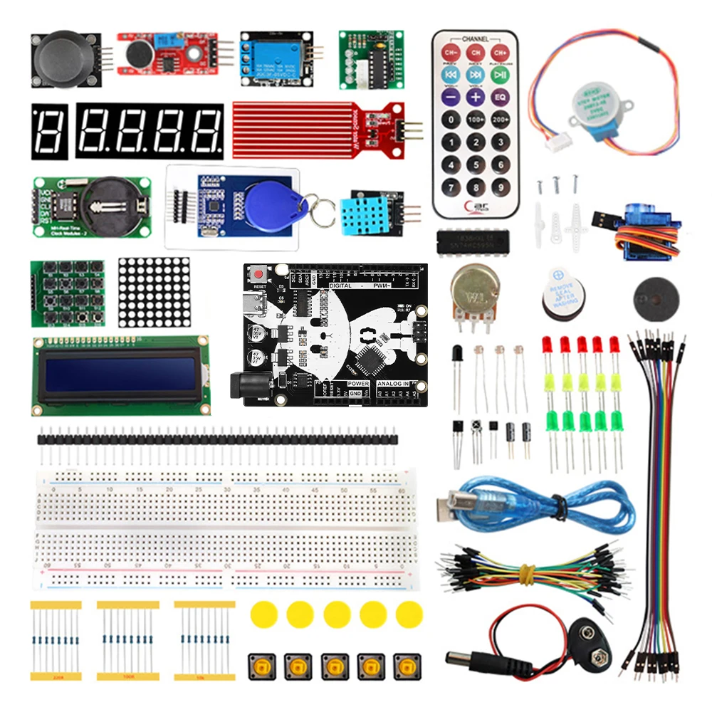 

Starter RFID System Learning Kit for Arduino Programming Project, Complete Electronic Components Kit for STEM Education