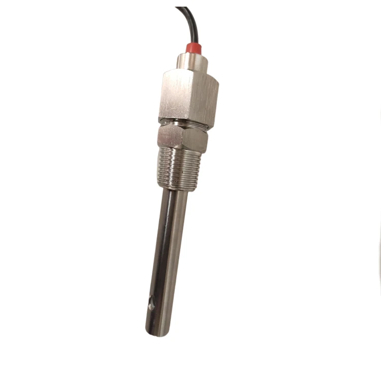 316L stainless steel 4-20mA RS485 2-4000us High temperature EC Water Conductivity probe sensor for water quality analysis