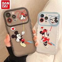 bandai mickey and minnie for iphone13 13 pro 13 pro max 12 12 pro12 pro max couple cute cover iphone11 pro max x xs max xr case