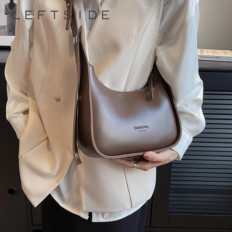 

Сумки через плечо для женщин, новинка весны 2023, дизайнерская маленькая сумка-мешок из искусственной кожи, сумки и кошельки, синие, коричневые, розовые