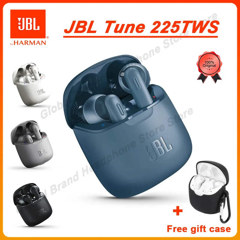 

Оригинальные беспроводные Bluetooth-наушники JBL Tune 225TWS, стереонаушники-вкладыши с басами, наушники с шумоподавлением, гарнитура с микрофоном jbl ...