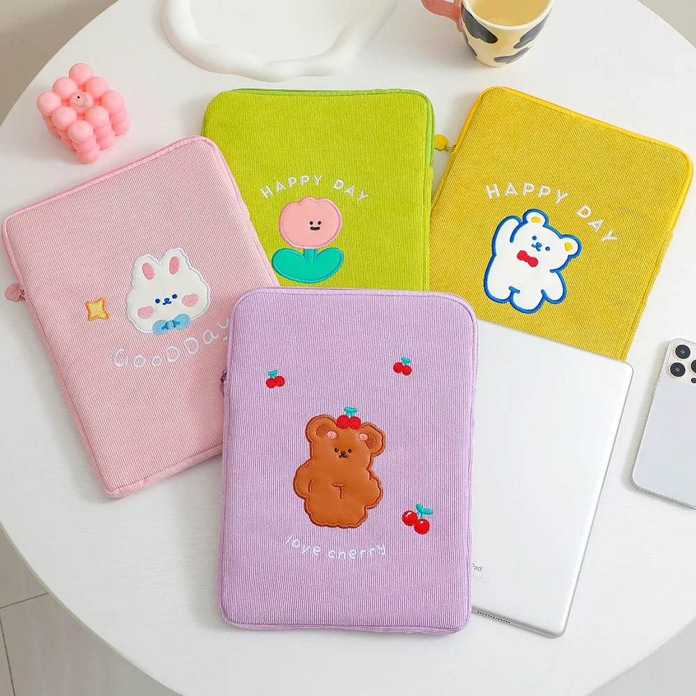 Cute Pouch Case for TCL TAB 10S 10 9080G 10.1 Inch YESTEL T5 10.1 10.5 9.7 Inch Tablet Inner Sleeve Universal Cartoon Bag Case