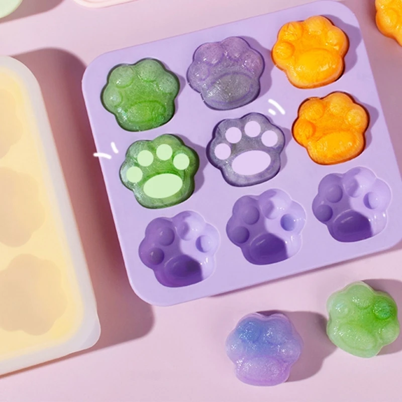 

Baby Supplements Molds Chocolate Moulds Cat Paw Shaped Silicone Material