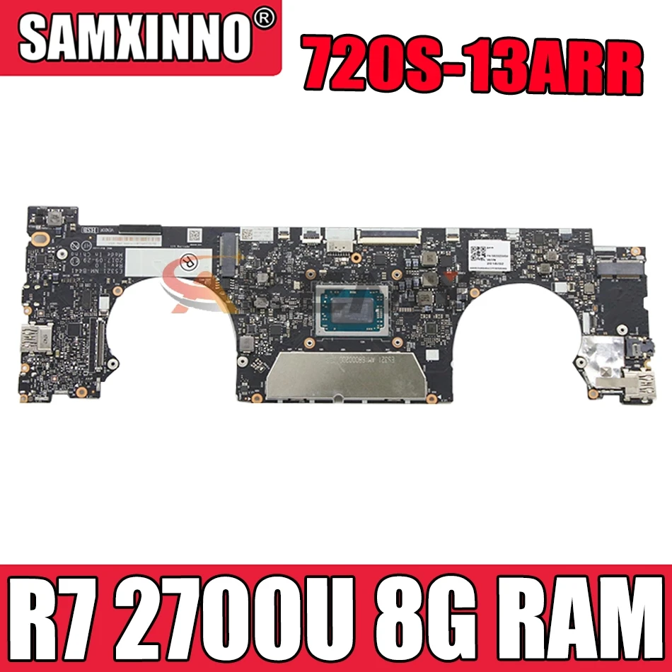 

FRU:5B20Q59412 5B20Q59374 For Lenovo IdeaPad 720S-13ARR Laptop Motherboard ES321 NM-B441 With R7 2700U CPU 8G-RAM Fully Test OK