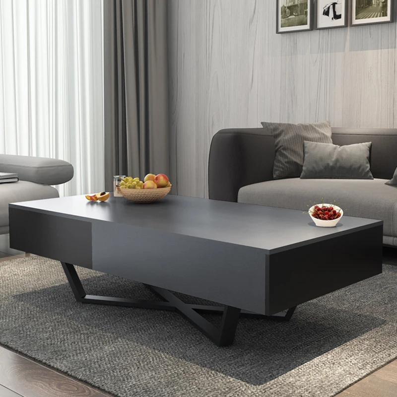 

Modern Storage Square Wood Coffee Table Nordic Decorative Coffee Tables Living Room Customized Meubles De Salon Home Furniture