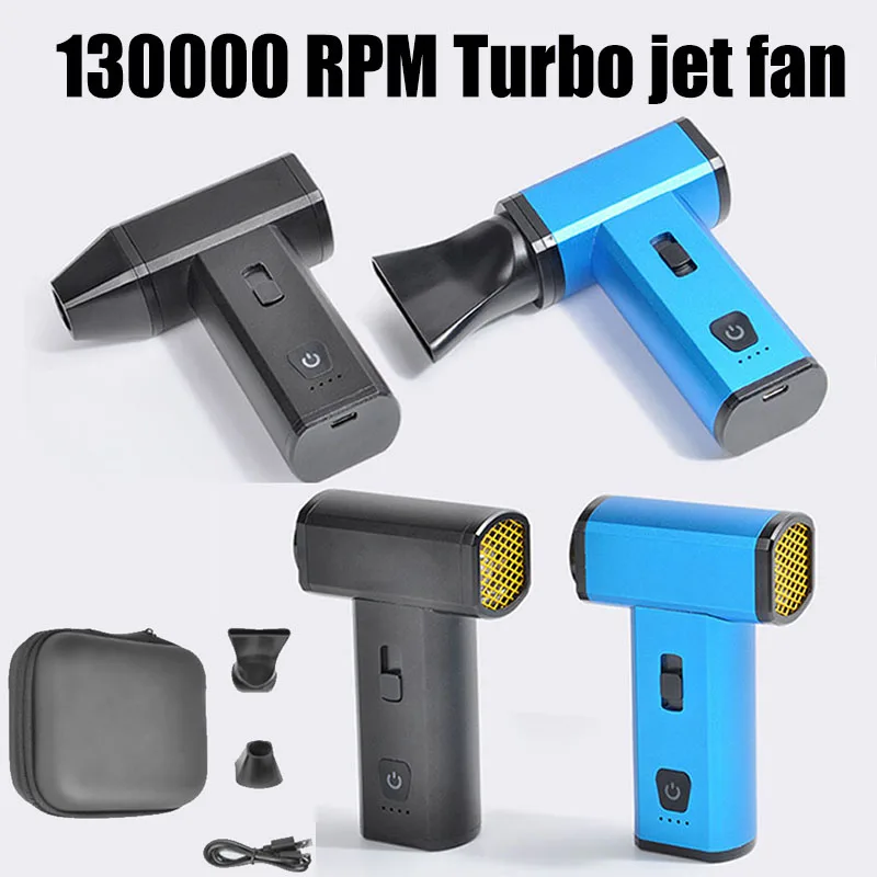 Ручной электрический турбореактивный вентиляторФиолетовый вентилятор 130000