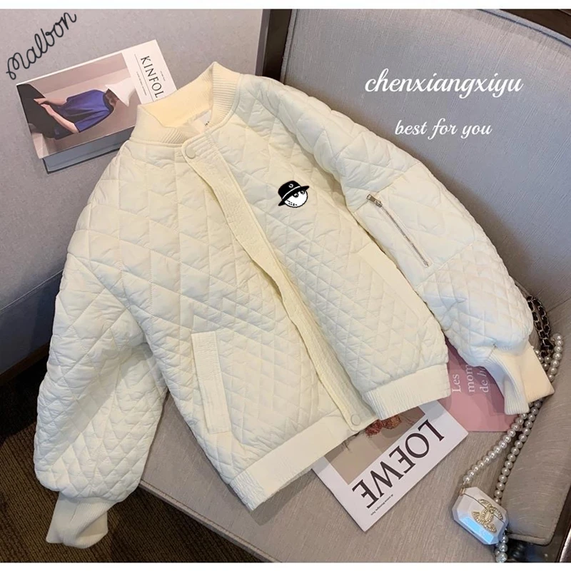 Women's Golf Clothing Down Cotton Jacket Autumn Women Golf Jackets Horse Golf Wear Fashion Casual Jackets Windbreak Malbon Wear