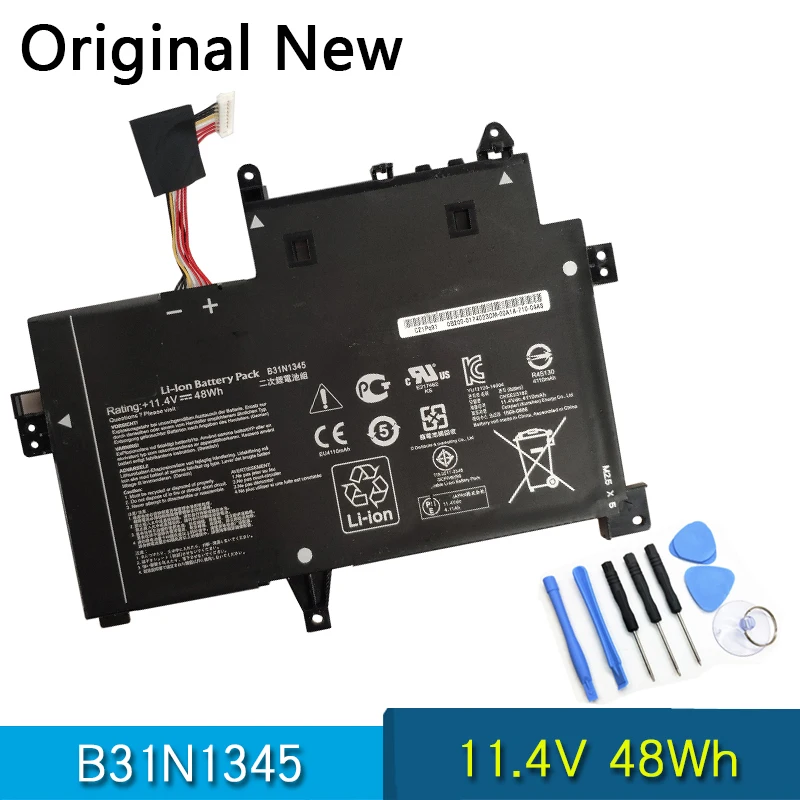 

Новая Оригинальная книга ransformer B31N1345 Аккумулятор для ноутбука ASUS, TP500L TP500LA TP500LN TP500LB 11,4 V 48Wh