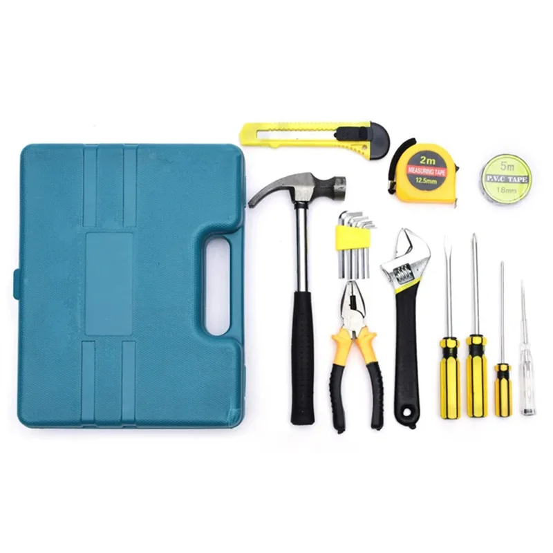 Hardware Tool Set Kit Tool Box 16 Pcs