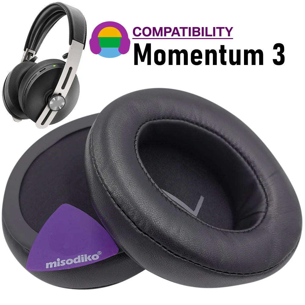 

misodiko Ear Pads Cushions Replacement for Sennheiser Momentum 3 Over-Ear Headphones
