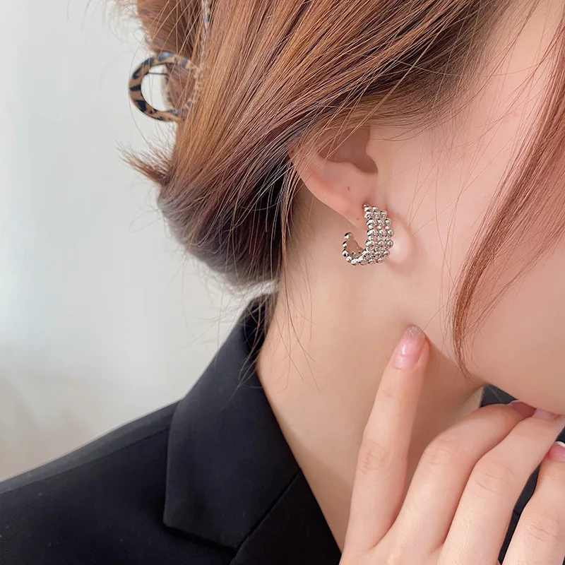 

European And American Fashion Women Temperament Personality Exaggerated Earring Women 2022 New Simple Women's Jewelry