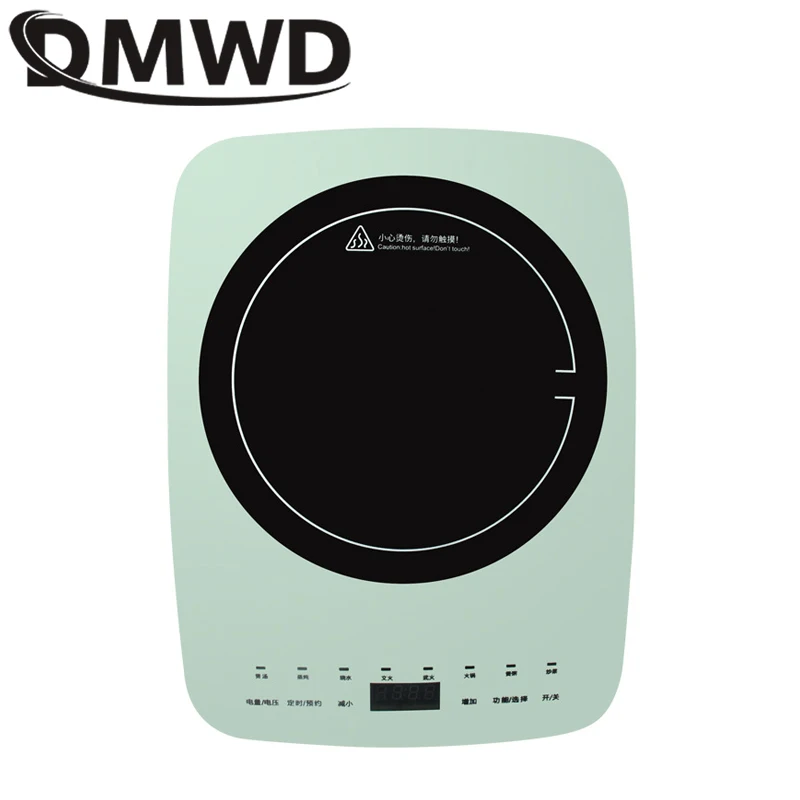 Многофункциональная электрическая индукционная плита DMWD 2000 Вт, котел для молока, воды, плита, горелка для чая, кофе, подогреватель для лапши