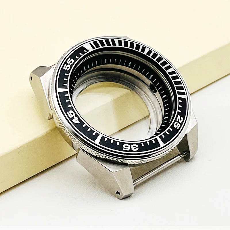 Мод Seiko Samurai King чехлы для часов NH35 чехол NH36 7S26 часы с прозрачным задним стеклом и