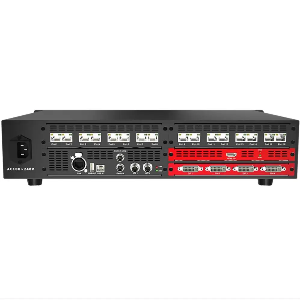 Оригинальный видеопроцессор Colorlight X16 4096*2160 Макс контроллер светодиодного дисплея