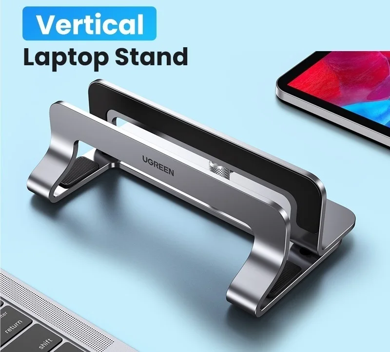

Вертикальная подставка для ноутбука UGREEN, алюминиевый складной держатель для MacBook Air Pro, подставка для ноутбука