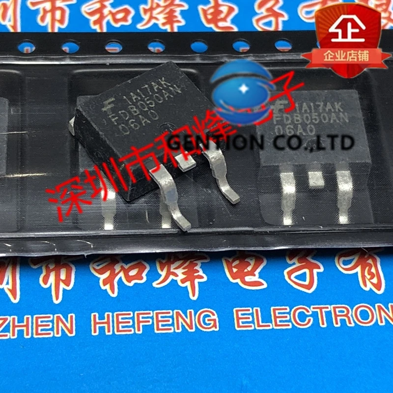 

10PCS FDB050AN06AO TO-263 60V 80A in stock 100% new and original
