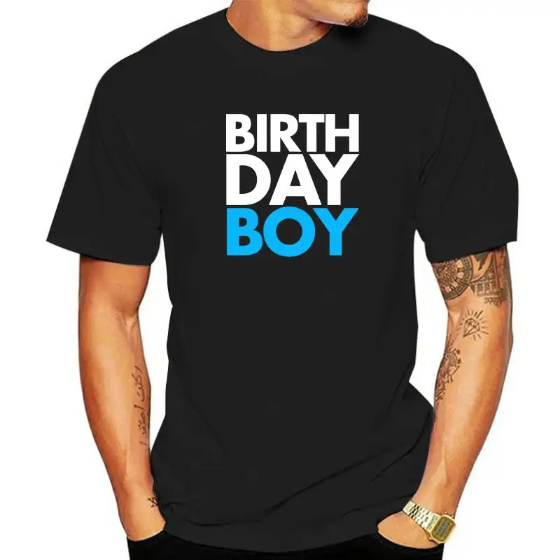 

Синяя футболка для праздновечерние дня рождения мальчика Приталенный топ футболки модные топы рубашки хлопковые мужские в стиле преппи