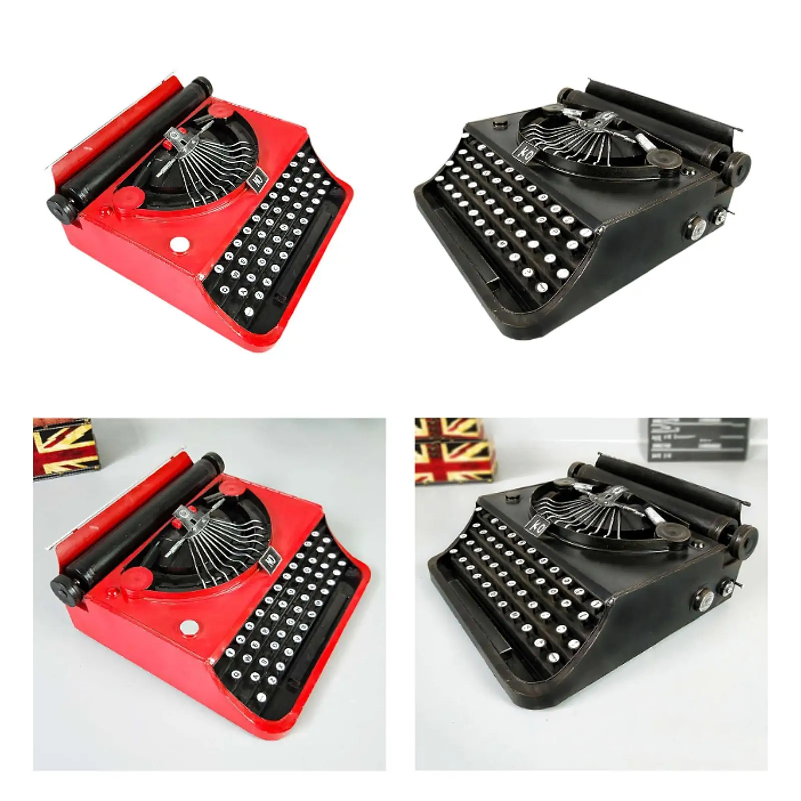 Ручная модель пишущей машинки коллекционные предметы реквизит для фотосессии