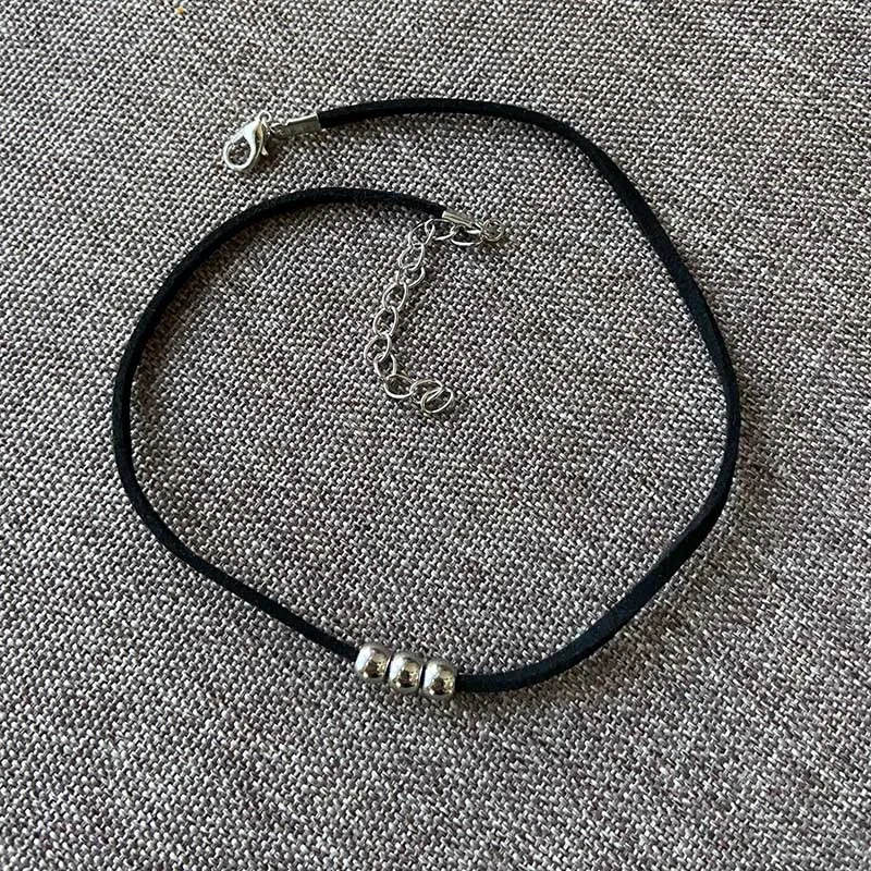 Богемный Тонкий чокер с золотыми и серебряными бусинами модные короткие