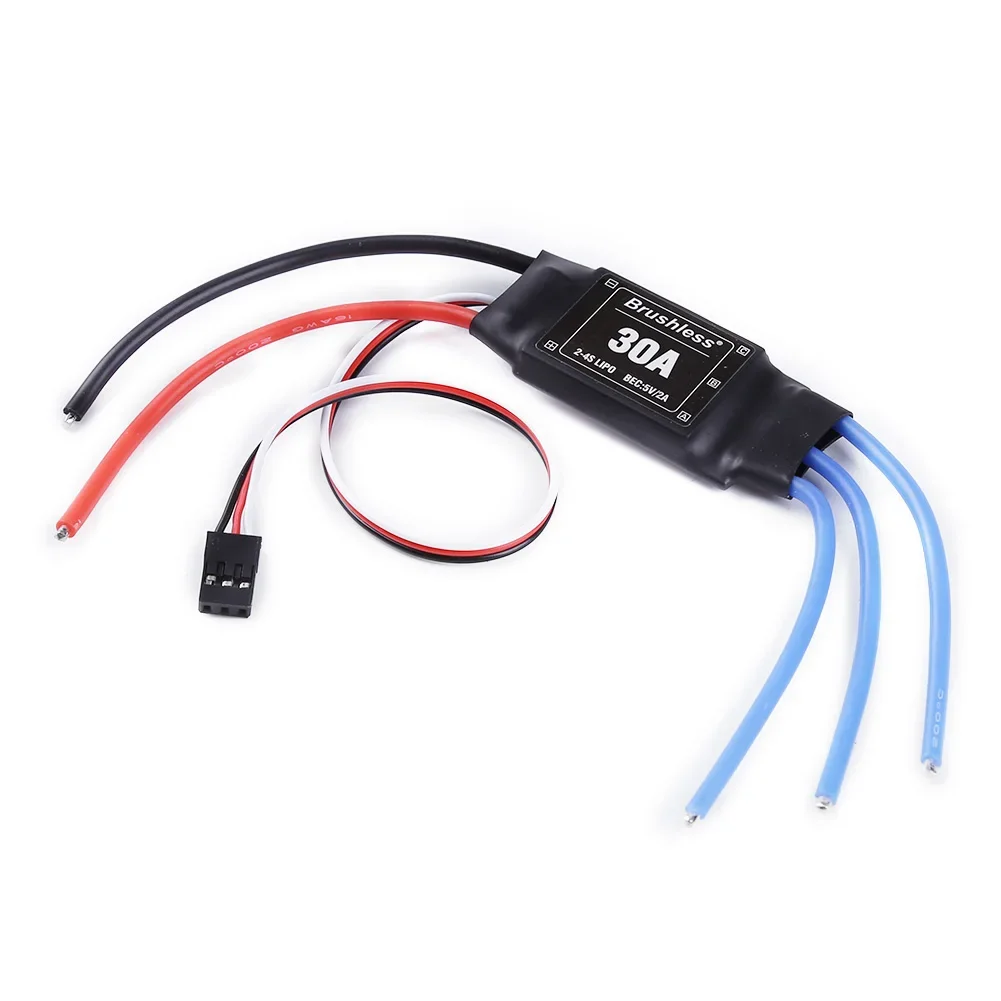 Регулятор скорости бесщеточного двигателя XXD 30A 2-4S ESC RC BEC T-rex 450 V2 вертолетная