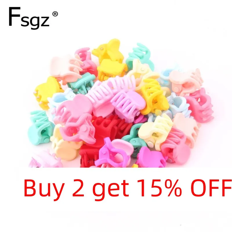 20pcs Candy Color Hairpins for Girls Charms Lot Mini Hair Claw Baby Fringe Clips Good Quality Plastic Hairgrips Headdress | Аксессуары