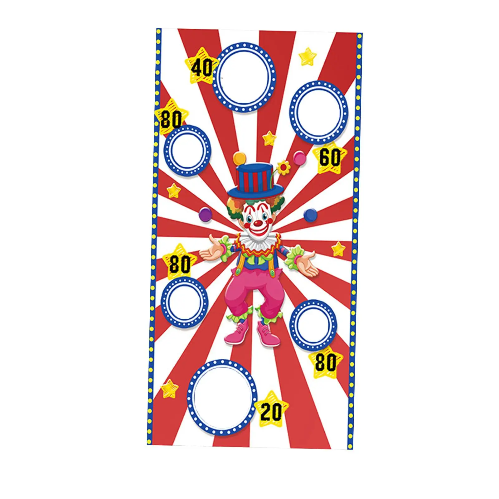 

Clown Toss Game Fun Throwing Bag Game Kit for Indoor Outside Kids