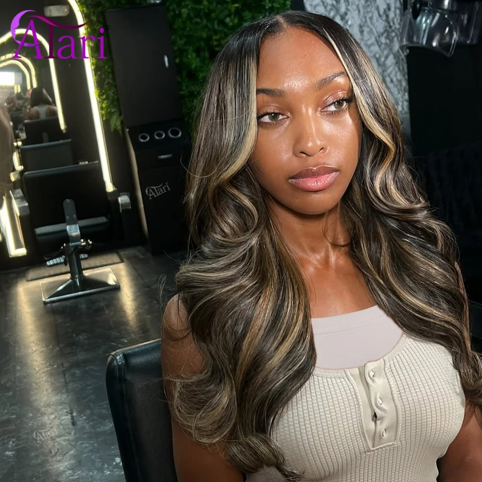 Прозрачный парик 13x6 13x4 кружевной фронтальный с объемной волной 5x5 парики из