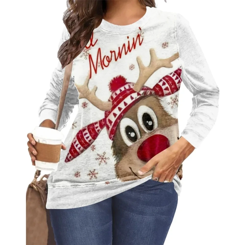 

Женский свитшот в стиле Харадзюку, Классическая Толстовка Оверсайз в стиле хип-хоп с принтом элементов на Хэллоуин, базовая одежда на осень и весну, уличная одежда