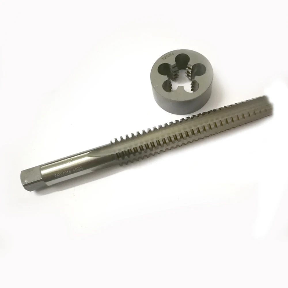 

2 шт., набор матриц трапециевидной резьбы из быстрорежущей стали TR20 TR20X3 TR20X4, метрические левосторонние трапециевидные ленты и наборы матриц T20 T20X3 T20X4