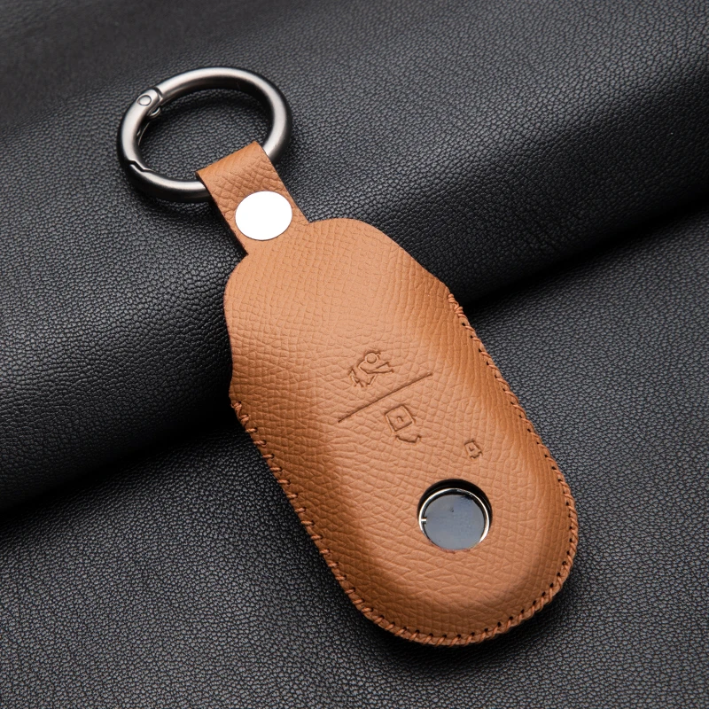 Подходит для Mercedes Benz EQE EQS Кожаный Автомобильный пульт дистанционного управления