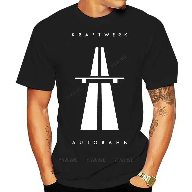 Мужские футболки с круглым вырезом Camiseta Kraftwerk Top Power Station música Vieleica Ralf Hutter Florian regalo