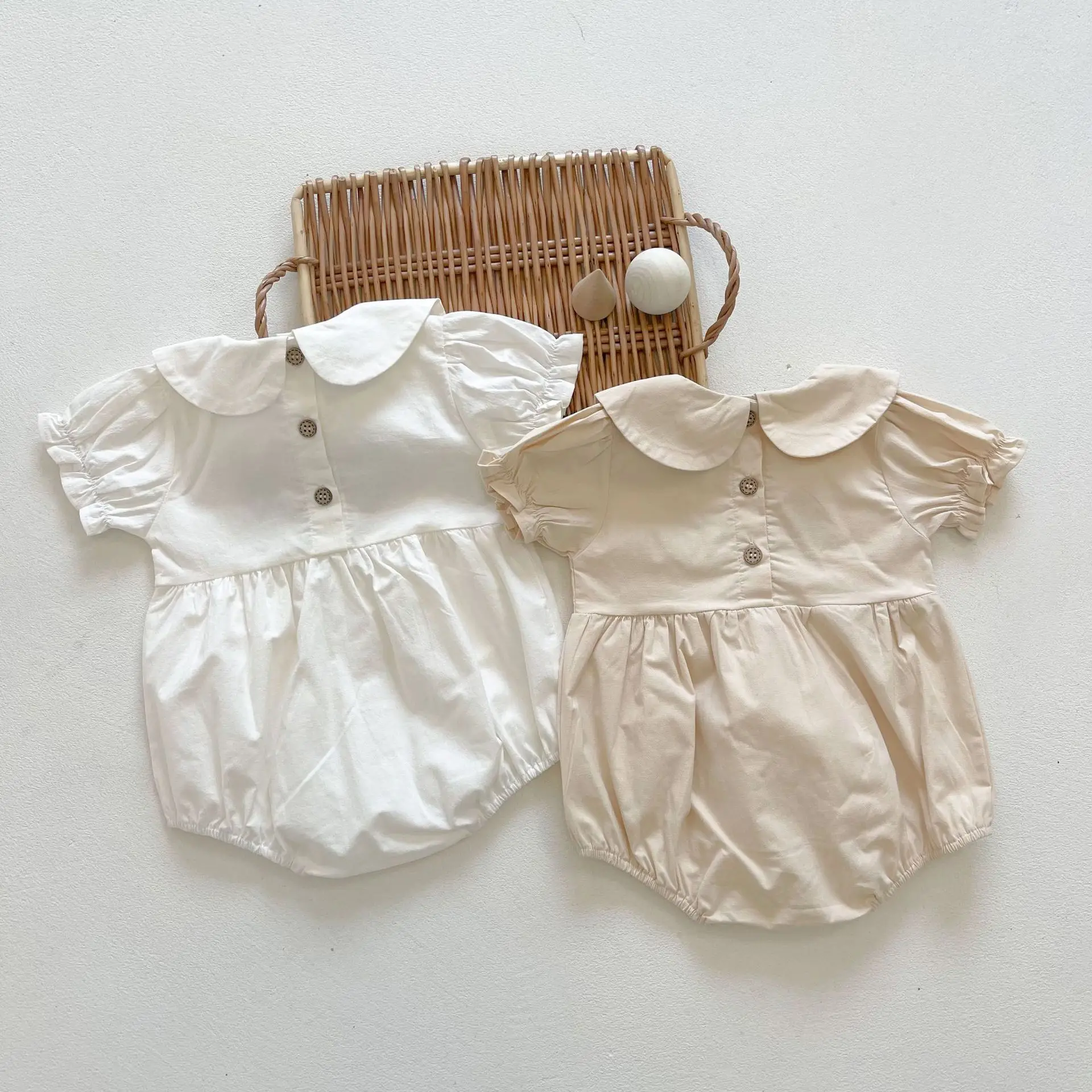 Freely Move Summer Baby Girl Romper Princess Baby Clothing One-Piece Newborn Baby Clothes Infant Baby Outfit Baby Girl Clothes