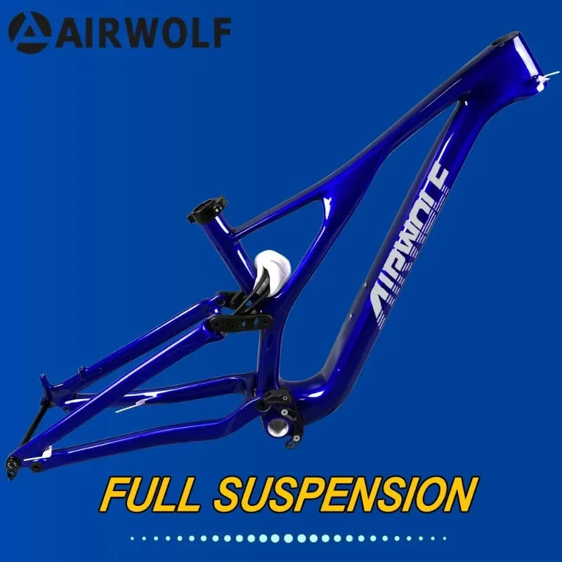 

Airwolf T1100 29ER Carbon Suspension MTB Frame BSA Mountain Frame Travel 142MM 148*12MM Boost Metallic Colors XC Frame