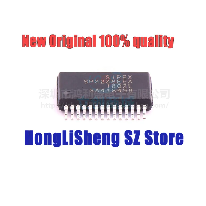 

10pcs/lot SP3238EEA-L/TR SP3238EEA SP3238 SSOP28 RS-232 Chipset 100% New&Original In Stock