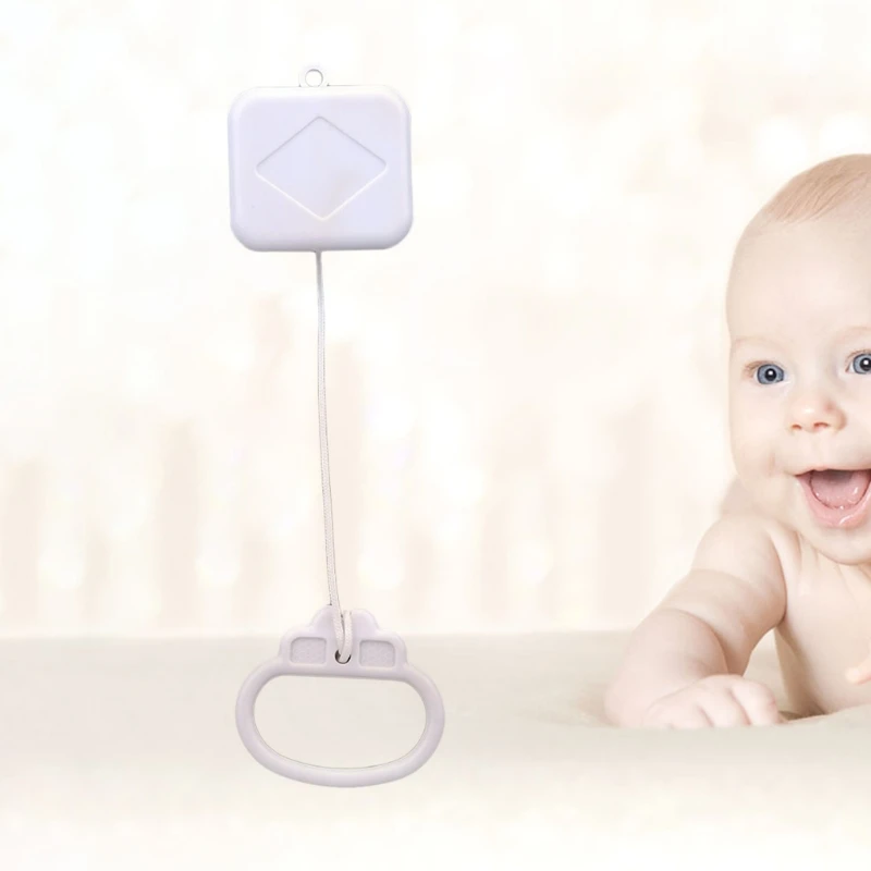 

Pull String Cord Music Box Baby Crib Music Box Bed Bell Rattle Toy for Toddler New 2022
