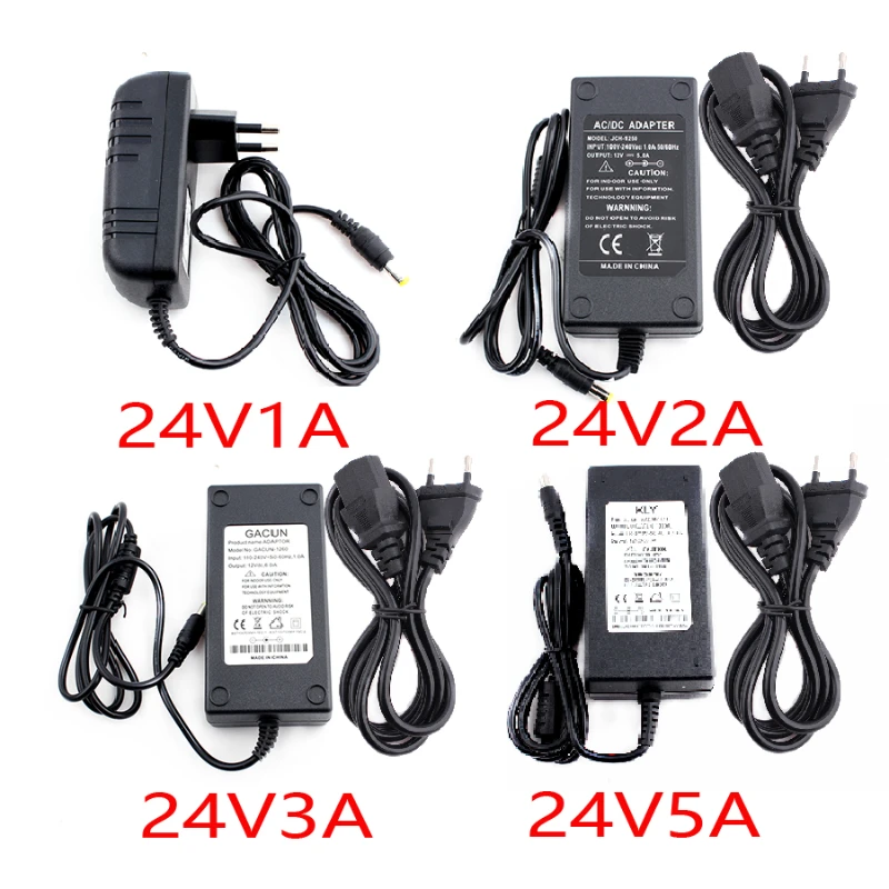 Led Strip Charger Eu Us 12 24 V Volt Power Adapter Ac Dc 220v To 12v 24v 1a 2a 3a 5a 6a 8a 10a