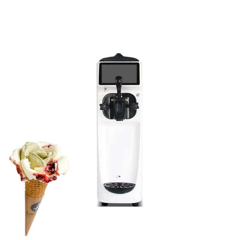 

Stainless Steel Single End Sundae Machine For Dessert Shop Ice Cream